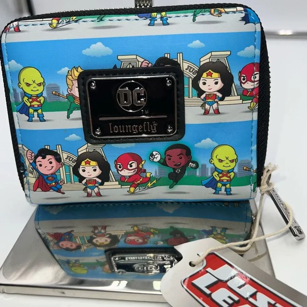 Loungefly DC Chibi Superhero Wallet